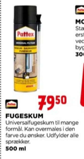 jem & fix Pattex fugeskum tilbud