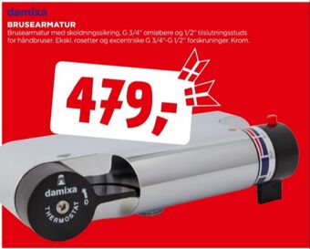 jem & fix Damixa termostatarmatur tilbud