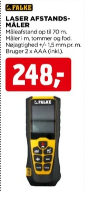 jem & fix Falke afstandsmåler tilbud