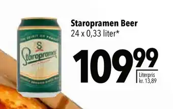 Citti Staropramen Beer tilbud