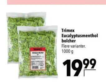 Trimex Eucalyptusmenthol bolcher