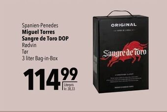 Citti Miguel Torres Sangre de Toro DOP tilbud