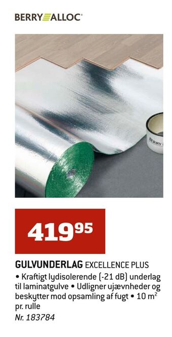 Bygma Gulvunderlag excellence plus tilbud