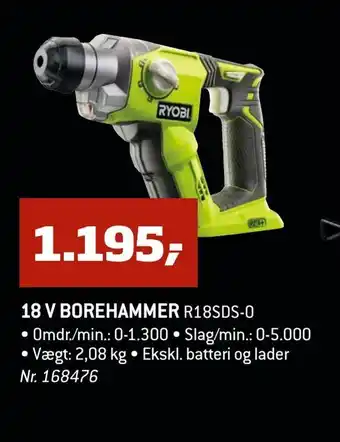 Bygma 18 V Borehammer tilbud
