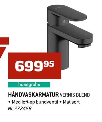 Håndvaskarmatur