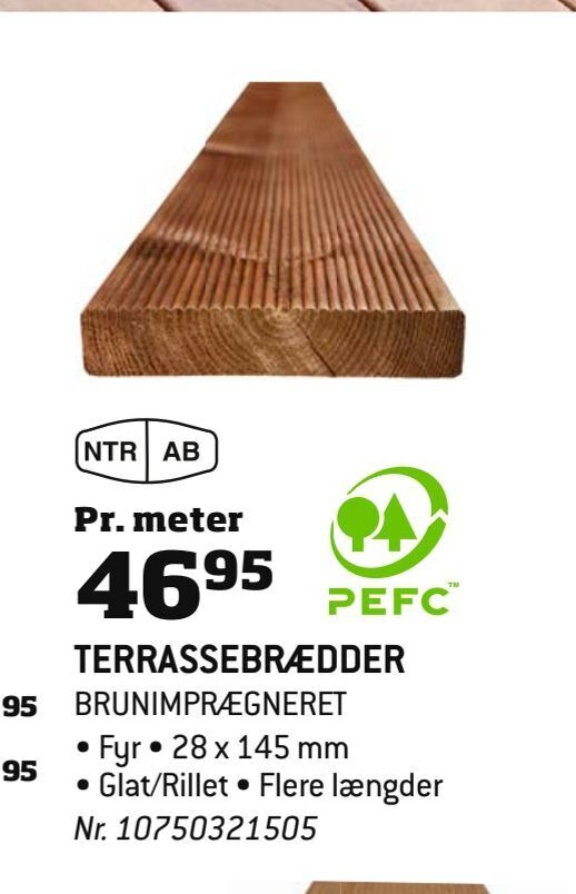 Bygma Terrassebrædder tilbud