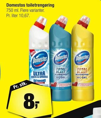 Calle Domestos toiletrengøring tilbud