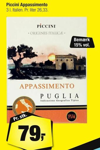 Calle Piccini Appassimento tilbud