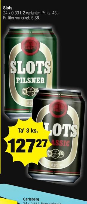 Calle Slots tilbud