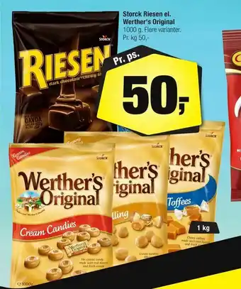 Calle Storck Riesen el. Werther's Original tilbud