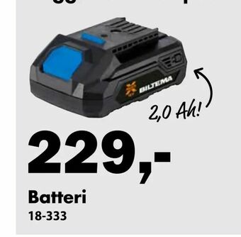Biltema Batteri tilbud