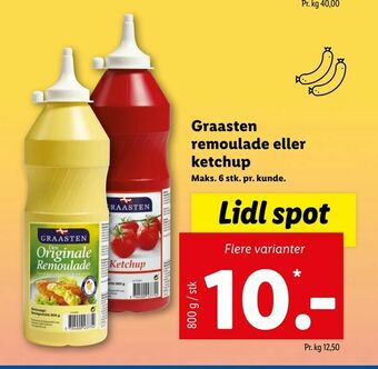 Let-Køb Graasten remoulade eller ketchup tilbud