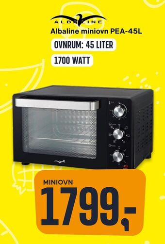 Skousen Albaline miniovn PEA-45L tilbud