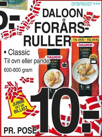 ABC Lavpris Daloon forårs- ruller tilbud