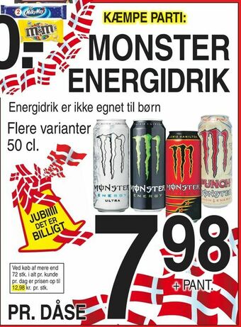 ABC Lavpris Monster energidrik tilbud