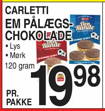 ABC Lavpris Em pålægschokolade tilbud