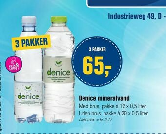 Otto Duborg Denice mineralvand tilbud
