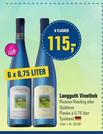 Otto Duborg Langguth Vinothek tilbud