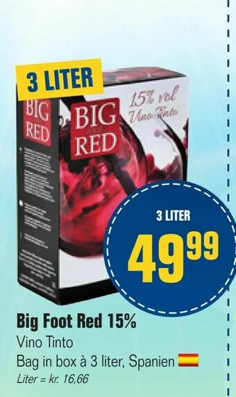 Otto Duborg Big Foot Red 15% tilbud