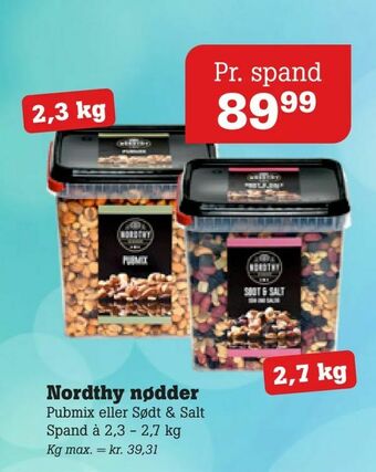 Poetzsch Padborg Nordthy nødder tilbud