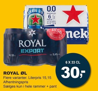 Let-Køb Royal øl tilbud