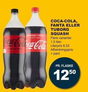 Let-Køb Coca-cola, fanta eller tuborg squash tilbud