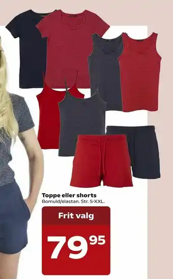 Kvickly Toppe eller shorts tilbud