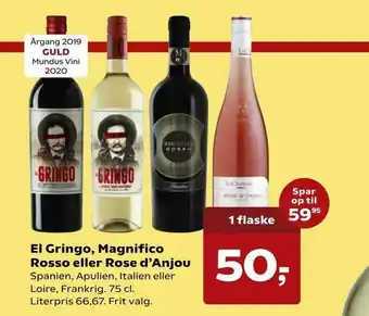 El Gringo, Magnifico Rosso eller Rose d'Anjou