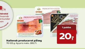 Kvickly Italiensk produceret pålæg tilbud