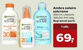 Kvickly Ambre solaire solcreme tilbud