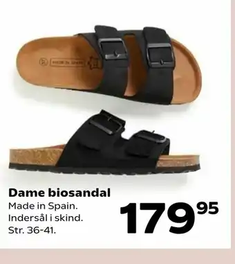 Kvickly Dame biosandal tilbud