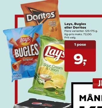 Kvickly Lays, Bugles eller Doritos tilbud