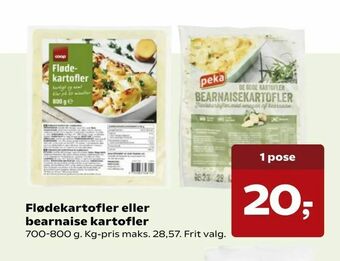 Kvickly Flødekartofler eller bearnaise kartofler tilbud