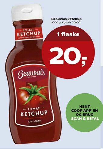 Kvickly Beauvais ketchup tilbud