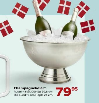 Kvickly Champagnekøler tilbud