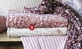 Kvickly Coral plaid tilbud