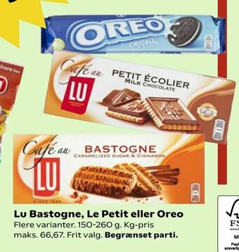 Kvickly Lu Bastogne, Le Petit eller Oreo tilbud