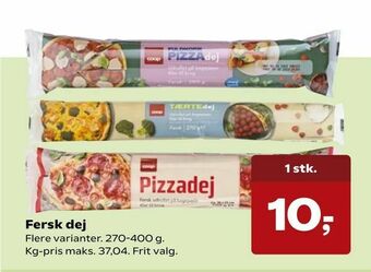 SuperBrugsen Fersk dej tilbud