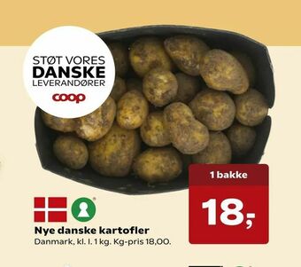 SuperBrugsen Nye danske kartofler tilbud