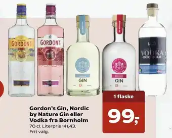Gordon's Gin, Nordic by Nature Gin eller Vodka fra Bornholm