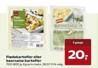 SuperBrugsen Flødekartofler eller bearnaise kartofler tilbud