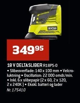 Bygma 18 V deltasliber tilbud