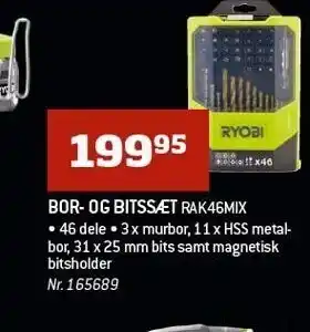 Bygma Bor-/bitssæt tilbud