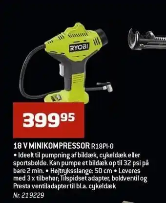 Bygma 18 V minikompressor tilbud