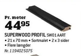 Bygma Superwood profil tilbud