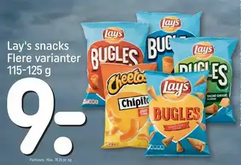 REMA 1000 Lay's snacks tilbud