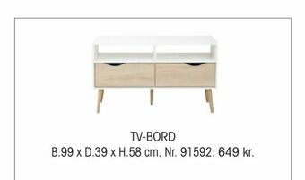Daells Bolighus TV-BORD tilbud