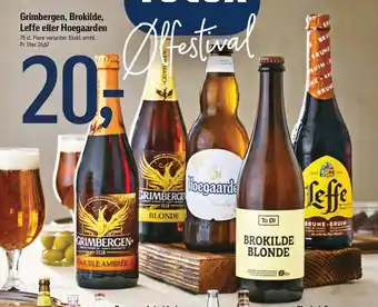 Føtex Grimbergen, Brokilde, Leffe el. Hoegaarden tilbud