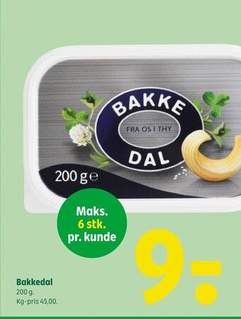 Bakkedal