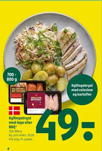 Coop 365 Kyllingebryst med lage eller BBQ tilbud